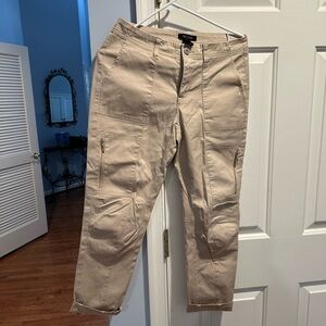 White House Black Market Women's Tan Cargo Shorts